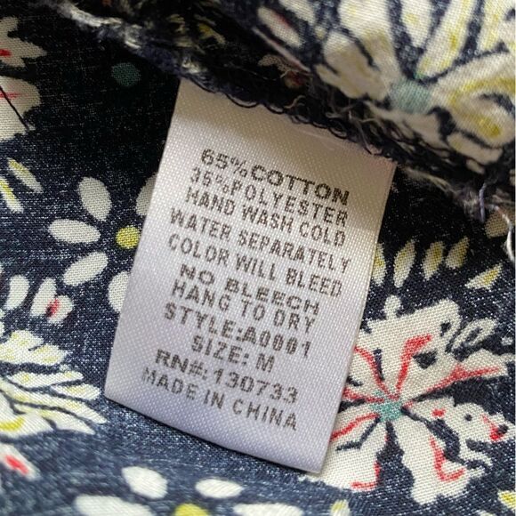 Umgee Dress Boho Floral Tribal Aztec Lightweight Multicolor Half Sleeve Medium - Picture 8 of 8